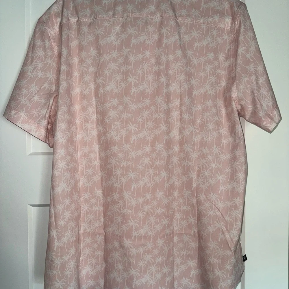 Mizzen+Main Light Pink Patterned Casual Shirt - Picture 2 of 6